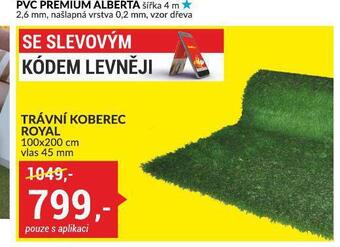 Baumax Travní koberec royal nabídka