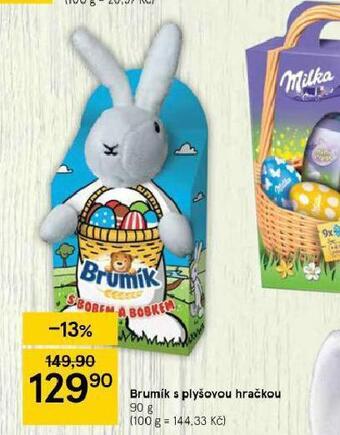 Tesco Brumík s plyšovou hračkou nabídka