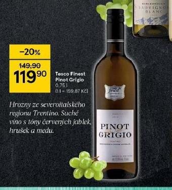 Tesco Tesco finest pinot grigio nabídka