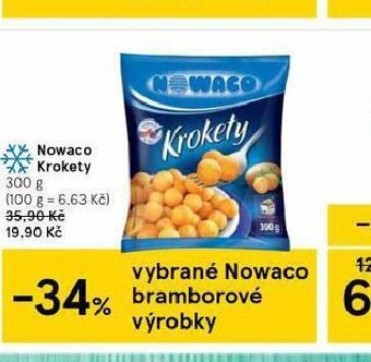 Tesco Nowaco krokety nabídka