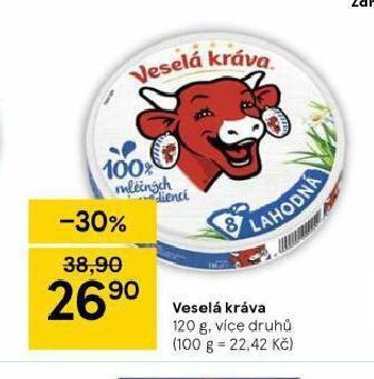 Tesco Sýr veselá kráva nabídka