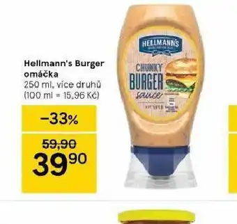 Tesco Hellmann´s burger omáčka nabídka