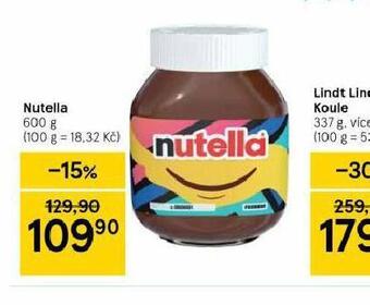 Tesco Nutella nabídka