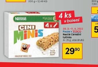 Tesco Nestlé cereální tyčinka nabídka