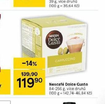 Tesco Nescafé dolce gusto nabídka