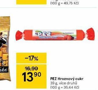 Pez hroznový cukr