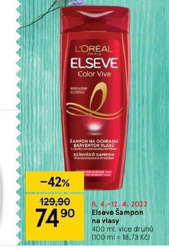 Tesco Loreal elseve šampon nabídka