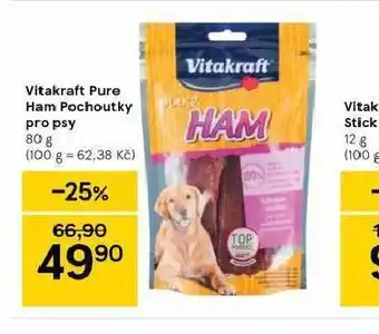 Tesco Vitakraft pure pochoutky pro psy nabídka