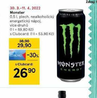Tesco Monster nabídka