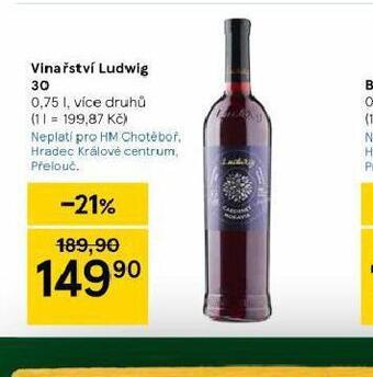 Tesco Vinařství ludwig 30 nabídka