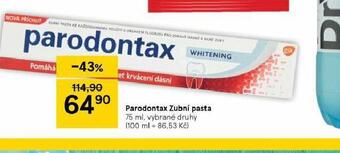Tesco Parodontax zubní pasta nabídka