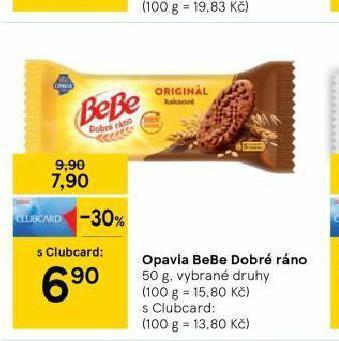 Tesco Opavia bebe dobré ráno nabídka