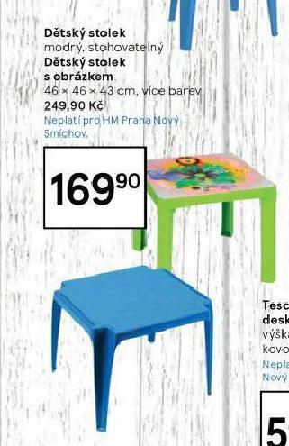 Tesco Dětský stolek nabídka
