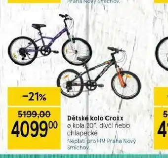 Tesco Dětské kolo croxx 20" nabídka