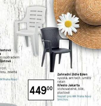 Tesco Zahradní židle eden nabídka