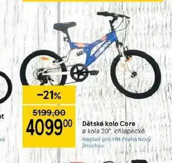 Tesco Dětské kolo core 20" nabídka