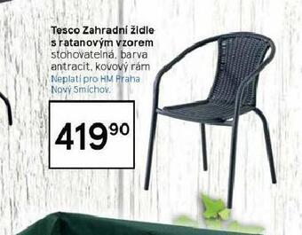 Tesco Tesco zahradní židle s ratanovým vzorem nabídka