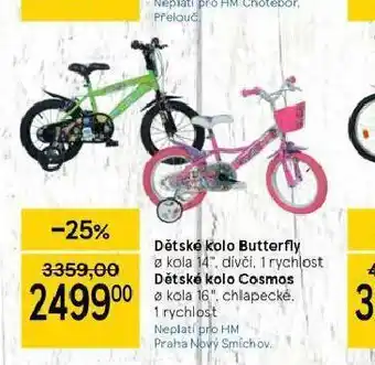 Tesco Dětské kolo cosmos 16" nabídka