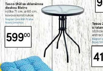 Tesco Stůl se skleněnou deskou nabídka