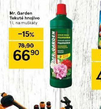 Tesco Mr. garden tekuté hnojivo nabídka