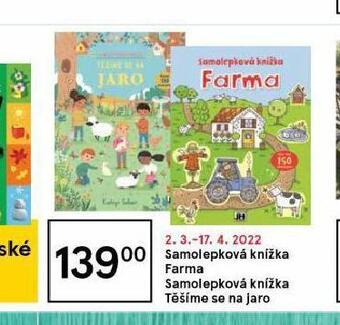 Tesco Samolepková knížka farma nabídka