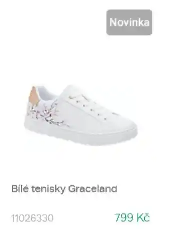 Bílé tenisky Graceland