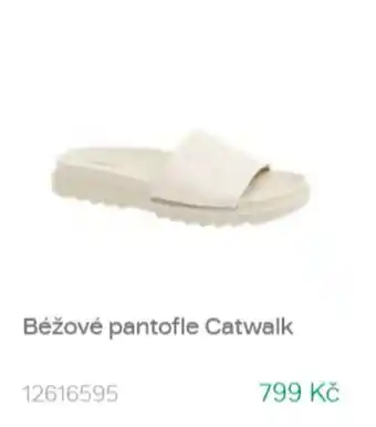 Deichmann Béžové pantofle Catwalk nabídka