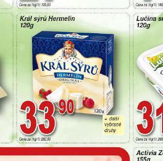 Lidl Král sýrů hermelín nabídka