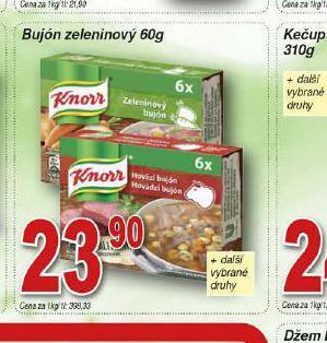 Lidl Knorr bujón zeleninový nabídka