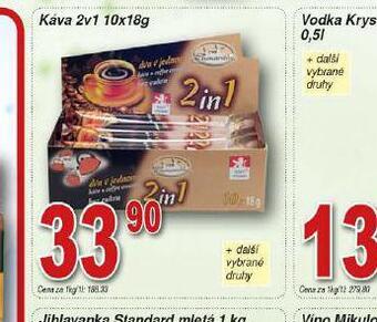 Lidl Káva 2v1 nabídka