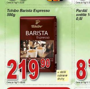 Lidl Tchibo barista espresso nabídka