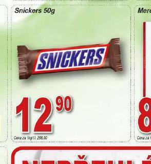 Lidl Snickers nabídka