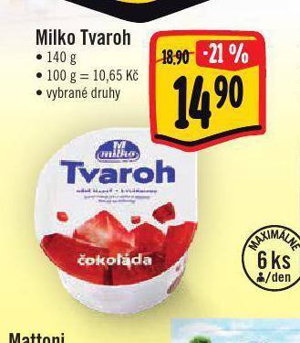 Jip Milko tvaroh nabídka
