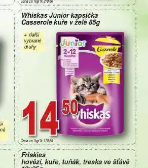 Lidl Whiskas junior kapsička pro kočky nabídka