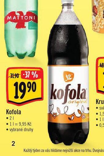 Jip Kofola 2l nabídka