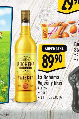 Jip La bohéma vaječný likér nabídka