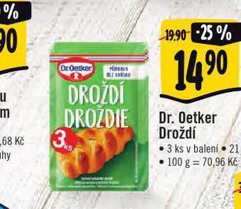 Jip Dr. oetker droždí nabídka