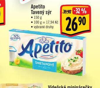 Jip Apetito tavený sýr nabídka