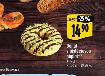 Jip Donut s pistáciovou náplní nabídka