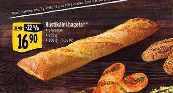 Jip Rustikální bageta nabídka