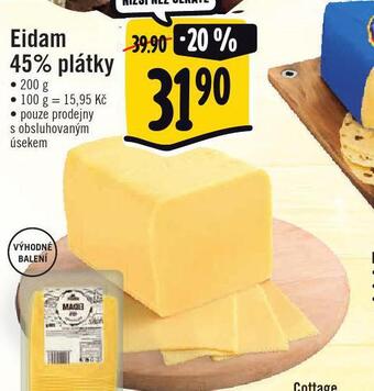 Jip Eidam 45% plátky nabídka