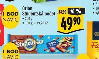 Jip Orion studentská pečeť nabídka