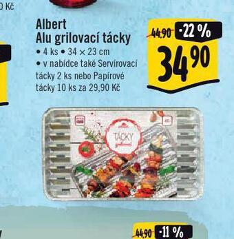 Jip Albert alu grilovací tácky nabídka