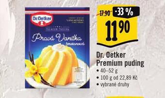 Jip Dr. oetker premium puding nabídka
