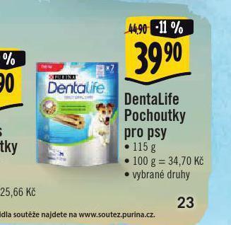 Jip Dentalife pochoutky pro psy nabídka