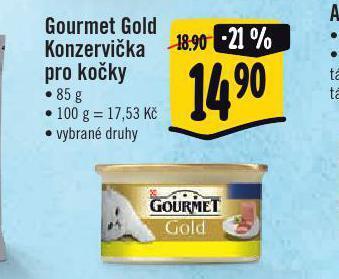 Jip Gourmet gold konzervičky pro kočky nabídka