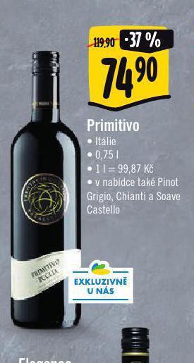 Jip Primitivo nabídka