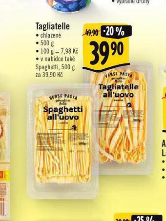 Albert Tagliatelle nabídka