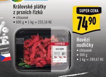 Albert Hovězí nudličky nabídka