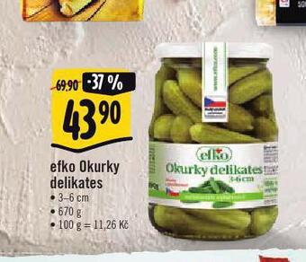 Albert Efko okurky nabídka